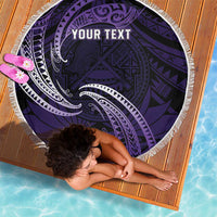 Manua Segaula American Samoa High School Personalized Beach Blanket Polynesian Wave Style LT9 - Polynesian Pride