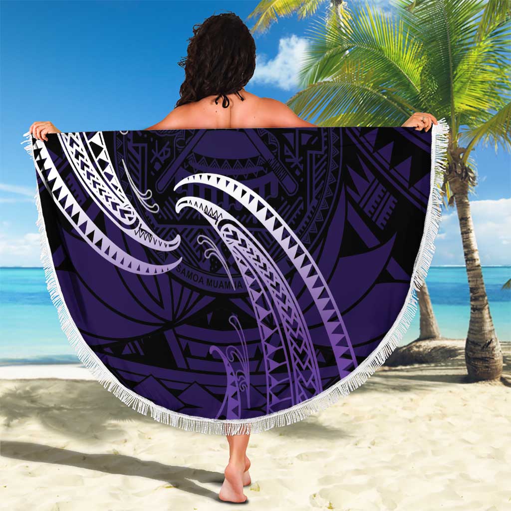 Manua Segaula American Samoa High School Personalized Beach Blanket Polynesian Wave Style LT9 - Polynesian Pride