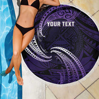 Manua Segaula American Samoa High School Personalized Beach Blanket Polynesian Wave Style LT9 - Polynesian Pride