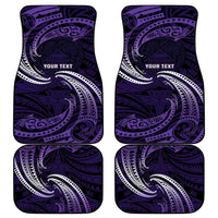 Manua Segaula American Samoa High School Personalized Car Mats Polynesian Wave Style LT9 - Polynesian Pride