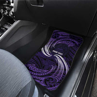 Manua Segaula American Samoa High School Personalized Car Mats Polynesian Wave Style LT9 - Polynesian Pride