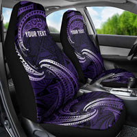 Manua Segaula American Samoa High School Personalized Car Seat Cover Polynesian Wave Style LT9 - Polynesian Pride