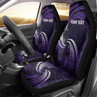 Manua Segaula American Samoa High School Personalized Car Seat Cover Polynesian Wave Style LT9 - Polynesian Pride
