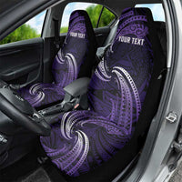 Manua Segaula American Samoa High School Personalized Car Seat Cover Polynesian Wave Style LT9 - Polynesian Pride