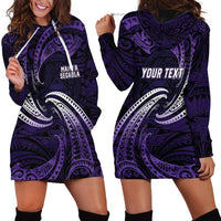 Manua Segaula American Samoa High School Personalized Hoodie Dress Polynesian Wave Style LT9 - Polynesian Pride