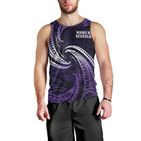 Manua Segaula American Samoa High School Personalized Men Tank Top Polynesian Wave Style LT9 - Polynesian Pride