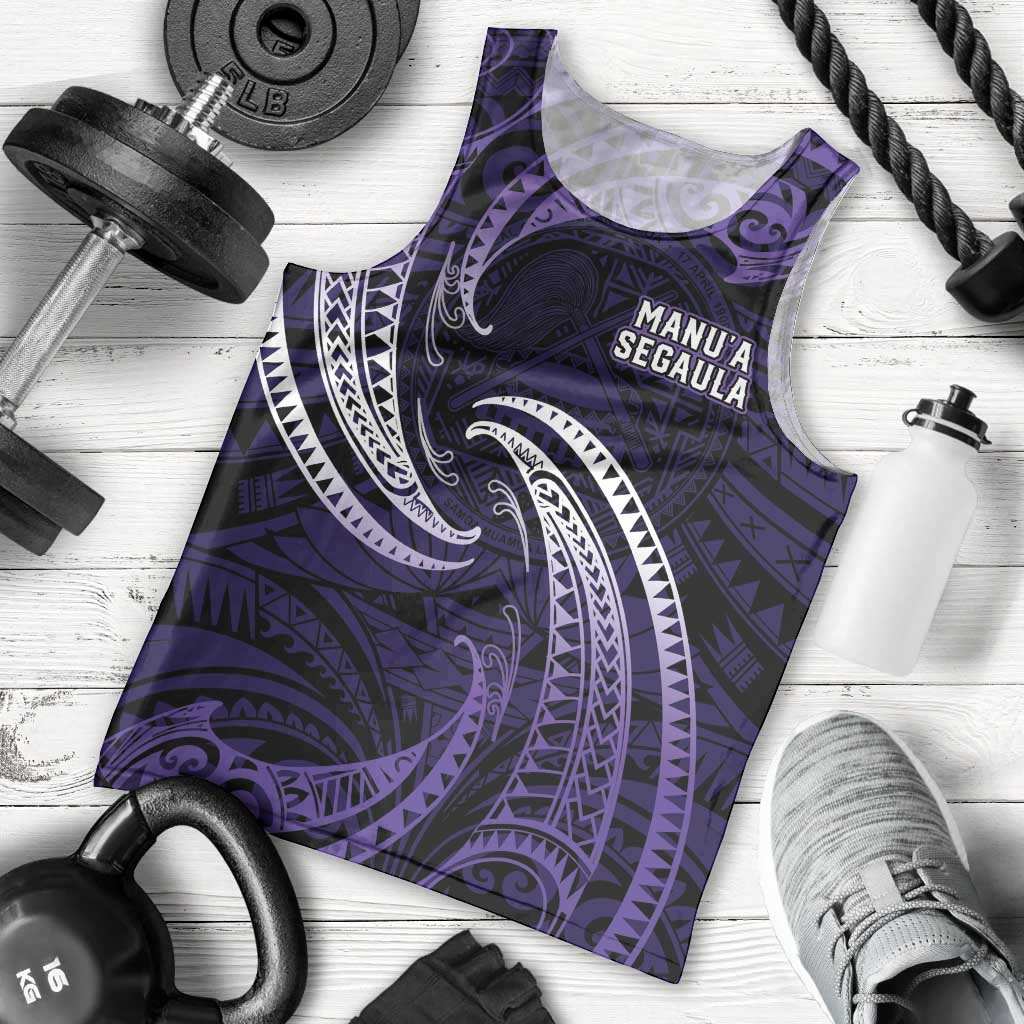Manua Segaula American Samoa High School Personalized Men Tank Top Polynesian Wave Style LT9 - Polynesian Pride