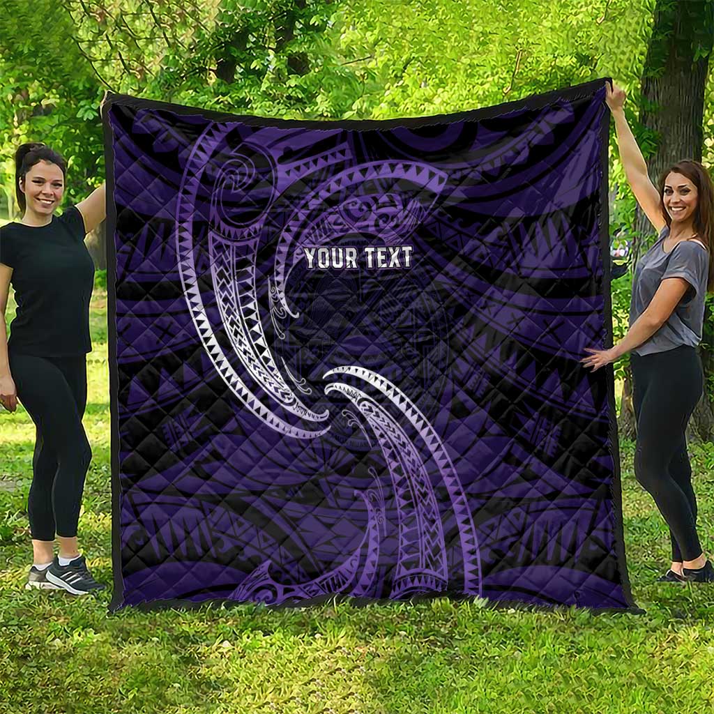Manua Segaula American Samoa High School Personalized Quilt Polynesian Wave Style LT9 - Polynesian Pride