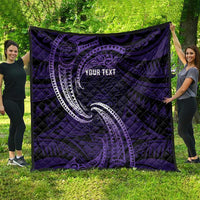 Manua Segaula American Samoa High School Personalized Quilt Polynesian Wave Style LT9 - Polynesian Pride