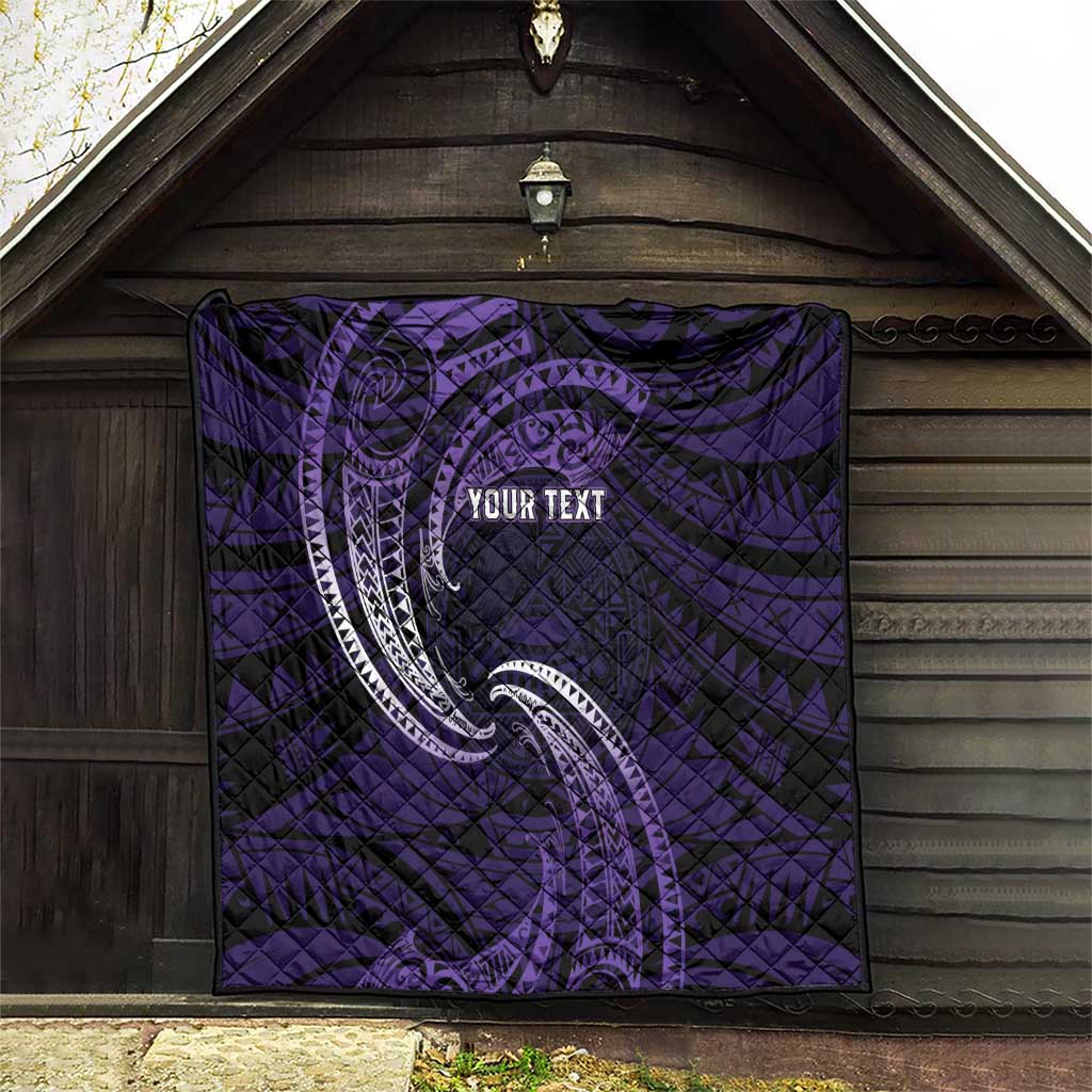 Manua Segaula American Samoa High School Personalized Quilt Polynesian Wave Style LT9 - Polynesian Pride