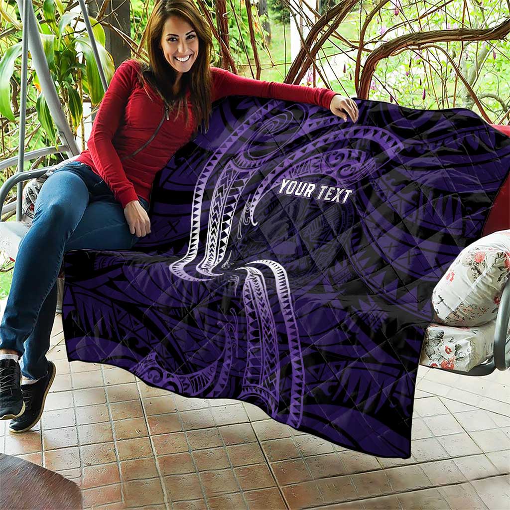 Manua Segaula American Samoa High School Personalized Quilt Polynesian Wave Style LT9 - Polynesian Pride
