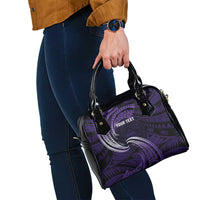 Manua Segaula American Samoa High School Personalized Shoulder Handbag Polynesian Wave Style LT9 - Polynesian Pride
