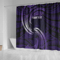 Manua Segaula American Samoa High School Personalized Shower Curtain Polynesian Wave Style LT9 - Polynesian Pride