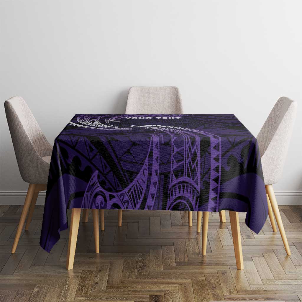 Manua Segaula American Samoa High School Personalized Tablecloth Polynesian Wave Style LT9 - Polynesian Pride