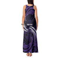 Manua Segaula American Samoa High School Personalized Tank Maxi Dress Polynesian Wave Style LT9 - Polynesian Pride