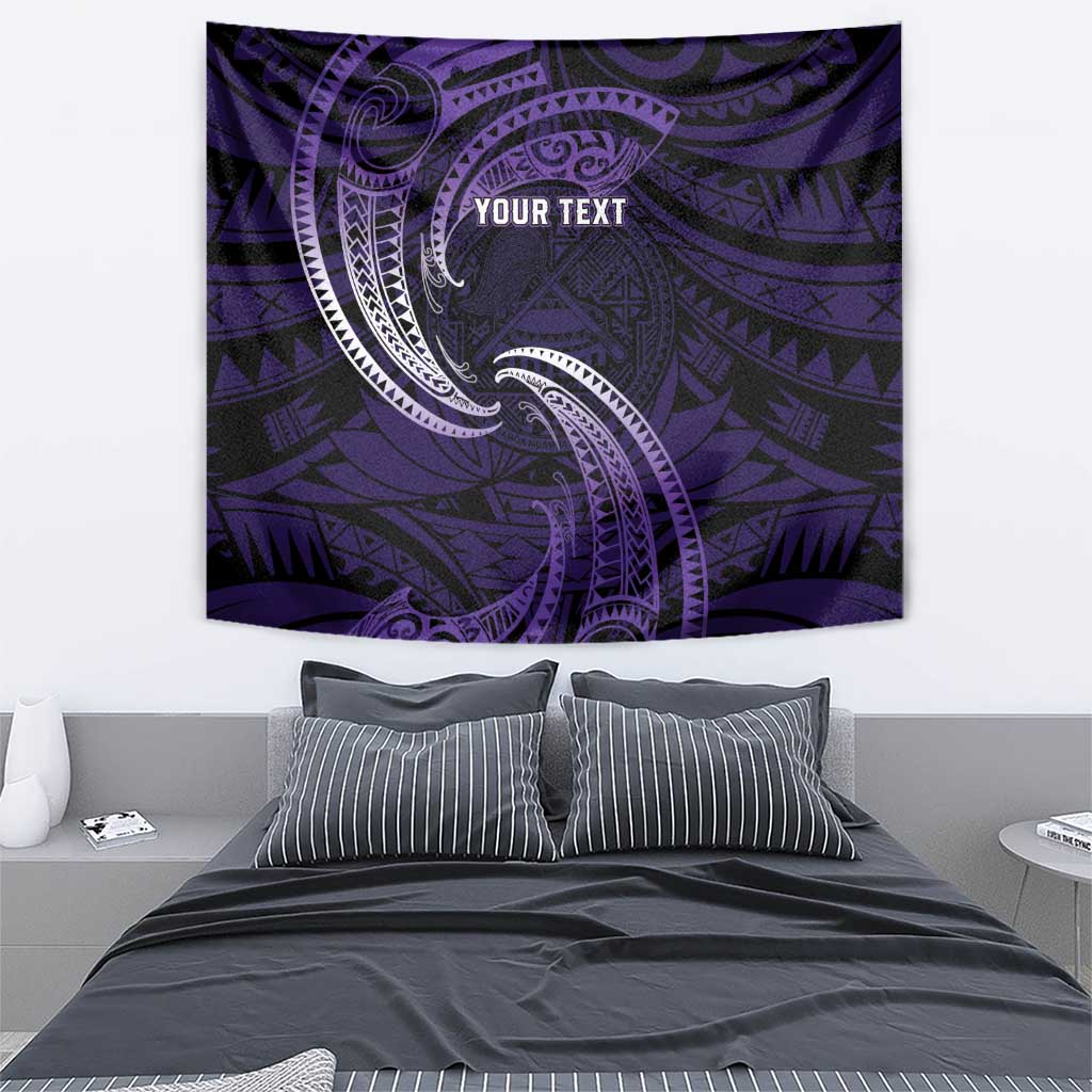 Manua Segaula American Samoa High School Personalized Tapestry Polynesian Wave Style LT9 - Polynesian Pride