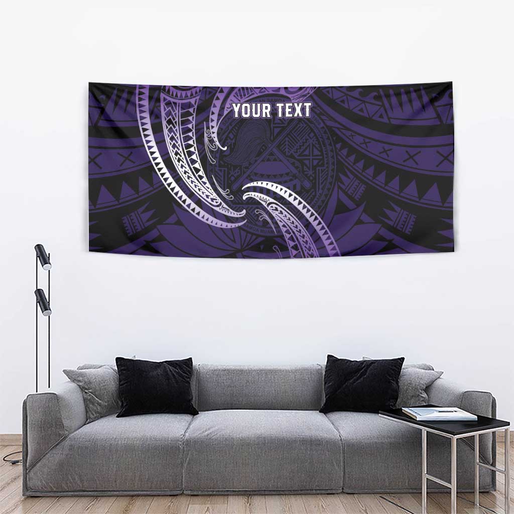 Manua Segaula American Samoa High School Personalized Tapestry Polynesian Wave Style LT9 - Polynesian Pride