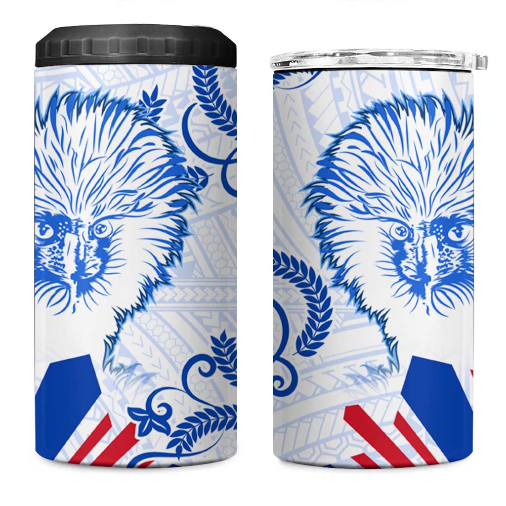 Philippines Barong 4 in 1 Can Cooler Tumbler Sun of Philippinas With Eagles LT9 One Size: 16 oz White - Polynesian Pride