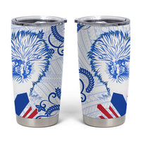 Philippines Barong Tumbler Cup Sun of Philippinas With Eagles LT9 White - Polynesian Pride
