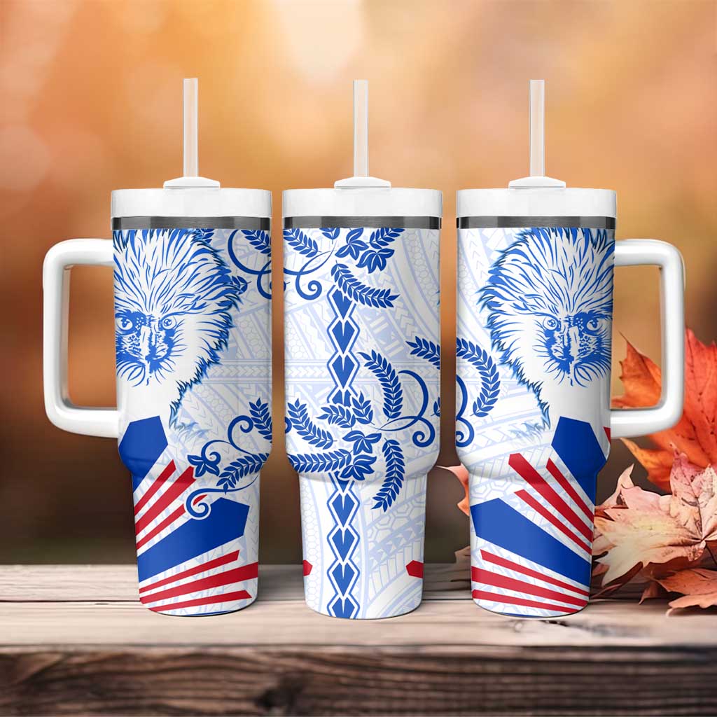 Philippines Barong Tumbler With Handle Sun of Philippinas With Eagles LT9 - Polynesian Pride