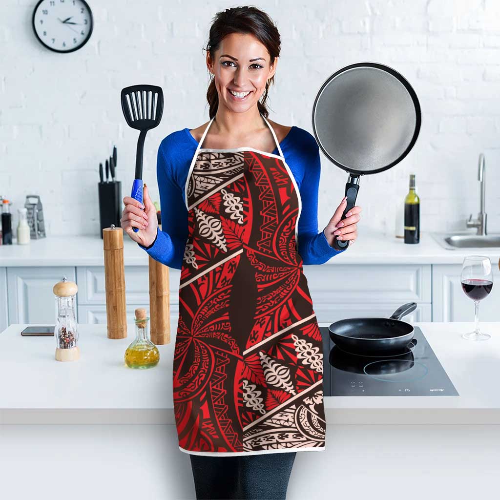 Vintage Ngatu Tribal Tonga Pattern Apron LT9 - Polynesian Pride