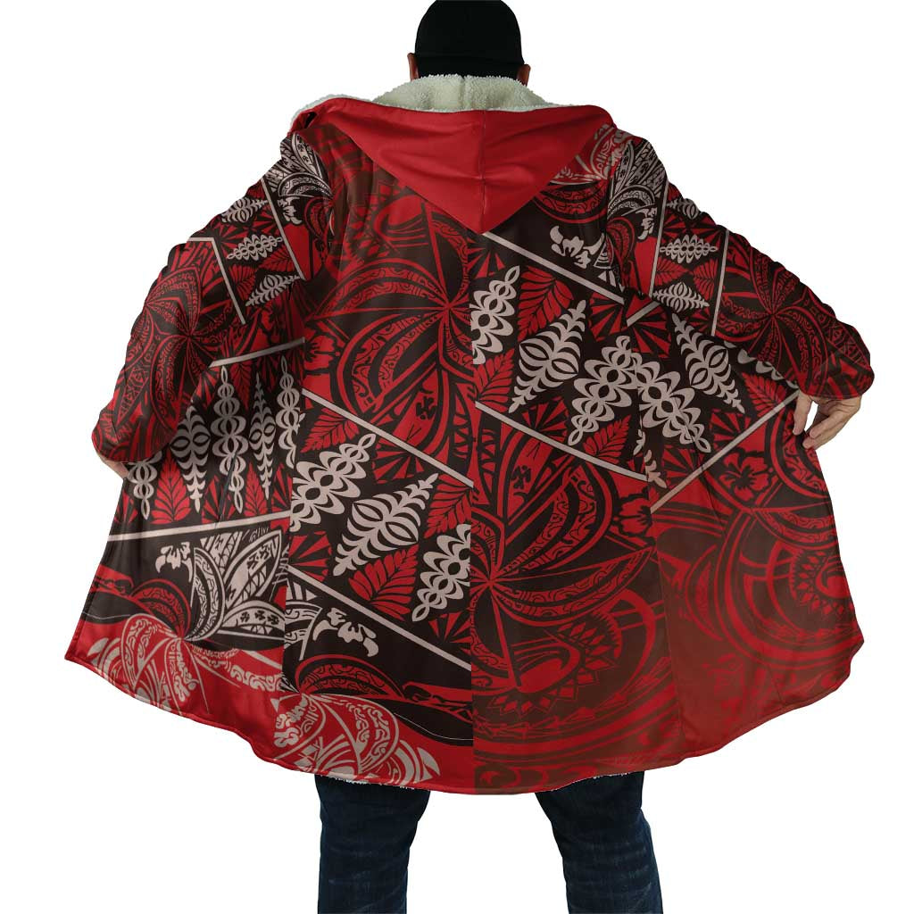 Vintage Ngatu Tribal Tonga Pattern Cloak LT9 - Polynesian Pride