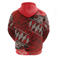 Vintage Ngatu Tribal Tonga Pattern Hoodie LT9 - Polynesian Pride