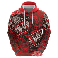 Vintage Ngatu Tribal Tonga Pattern Hoodie LT9 - Polynesian Pride
