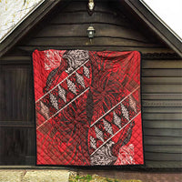 Vintage Ngatu Tribal Tonga Pattern Quilt LT9 - Polynesian Pride