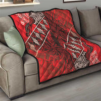 Vintage Ngatu Tribal Tonga Pattern Quilt LT9 - Polynesian Pride