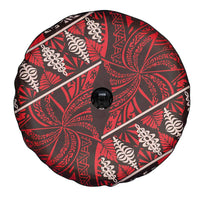 Vintage Ngatu Tribal Tonga Pattern Spare Tire Cover LT9 - Polynesian Pride