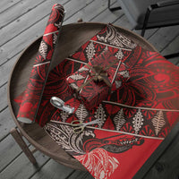 Vintage Ngatu Tribal Tonga Pattern Wrapping Paper LT9 - Polynesian Pride