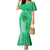 Strong Maui Mermaid Dress Good Living Hawaii with Shaka Sign Kakau Tribal Green LT9 Women Green - Polynesian Pride