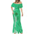 Personalised Strong Maui Mermaid Dress Good Living Hawaii with Shaka Sign Kakau Tribal Green LT9 - Polynesian Pride