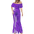 Strong Maui Mermaid Dress Good Living Hawaii with Shaka Sign Kakau Tribal Purple LT9 - Polynesian Pride