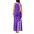 Strong Maui Tank Maxi Dress Good Living Hawaii with Shaka Sign Kakau Tribal Purple LT9 - Polynesian Pride