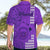 Maui Island Hawaiian Shirt Kakau Tribal Mixed Polynesian Pattern Purple LT9 - Polynesian Pride