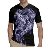 Kikorangi Maori Tribal Hammershark Ghost Spirit Rugby Jersey