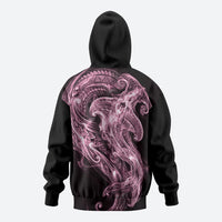 Mawhero Maori Tribal Hammershark Ghost Spirit Zip Hoodie