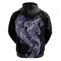 Waiporoporo Maori Tribal Hammershark Ghost Spirit Hoodie
