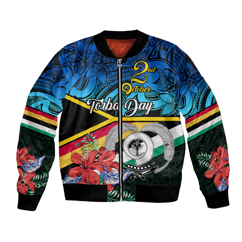 Torba Vanuatu Bomber Jacket Sand Drawing With Polynesian Pattern LT9 Unisex Black - Polynesian Pride
