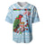 Melanesian Fiji Kula Bird Baseball Jersey with Tagimoucia Masi Tapa Pattern