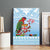 Melanesian Fiji Kula Bird Canvas Wall Art with Tagimoucia Masi Tapa Pattern