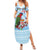 Melanesian Fiji Kula Bird Family Matching Summer Maxi Dress and Hawaiian Shirt with Tagimoucia Masi Tapa Pattern