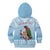 Melanesian Fiji Kula Bird Kid Hoodie with Tagimoucia Masi Tapa Pattern