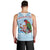 Melanesian Fiji Kula Bird Men Tank Top with Tagimoucia Masi Tapa Pattern