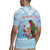 Melanesian Fiji Kula Bird Rugby Jersey with Tagimoucia Masi Tapa Pattern