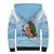 Melanesian Fiji Kula Bird Sherpa Hoodie with Tagimoucia Masi Tapa Pattern