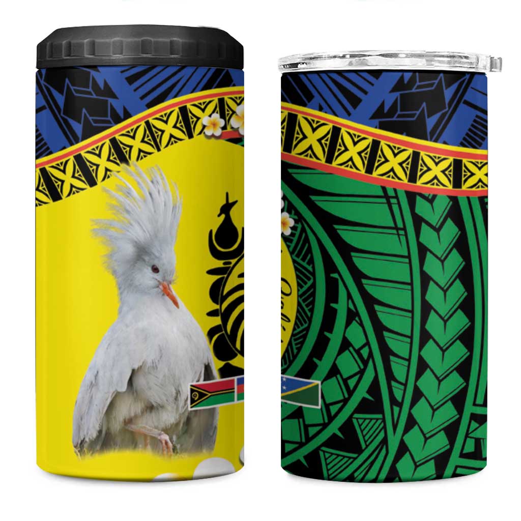 Melanesian New Caledonia 4 in 1 Can Cooler Tumbler LT9 One Size: 16 oz Blue - Polynesian Pride