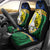 Melanesian New Caledonia Car Seat Cover Plumeria Kagu Bird and Nautilus Shell